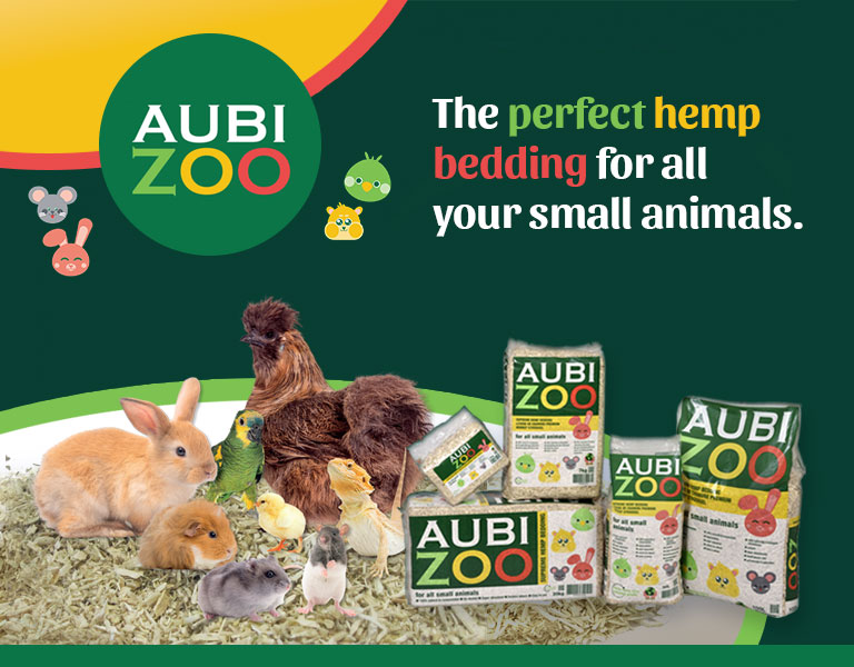 AubiZoo - the perfect soft and cosy hemp bedding for all your small animals
